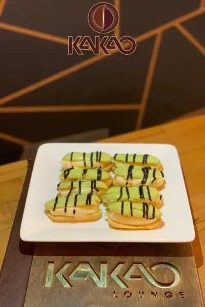 Pistachio Eclairs